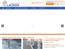 Tablet Screenshot of lacroixnorte.com